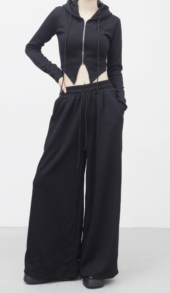 Tincture Crop Hooded Set