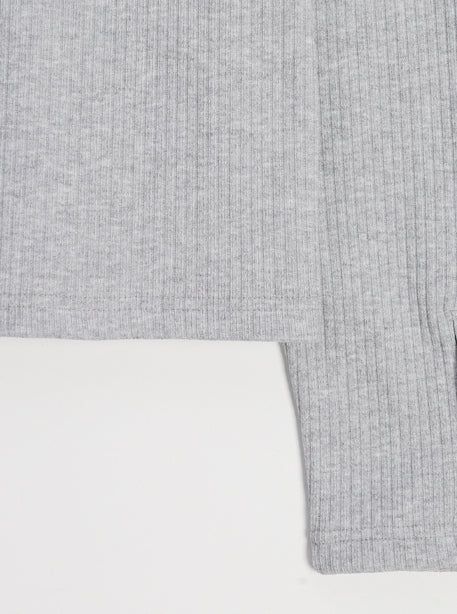 Levan Cuffs Henley Neck Long Sleeve