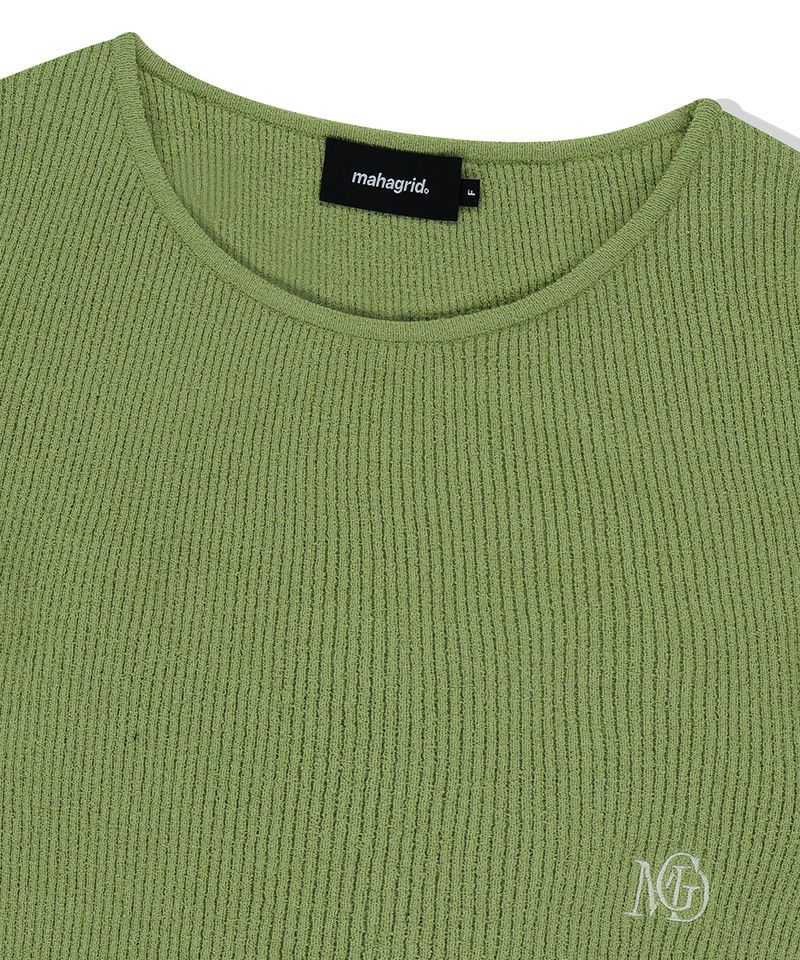 CUT OFF LS KNIT