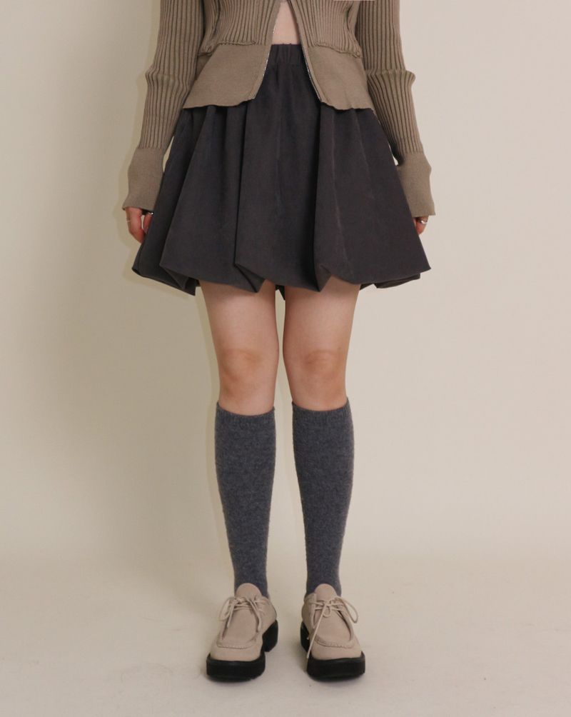 Cush Banding Pumpkin Balloon Mini Skirt