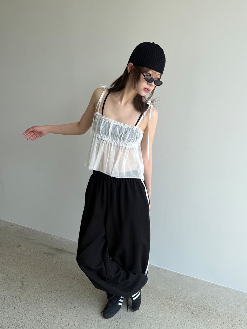 ribbon short beanie
