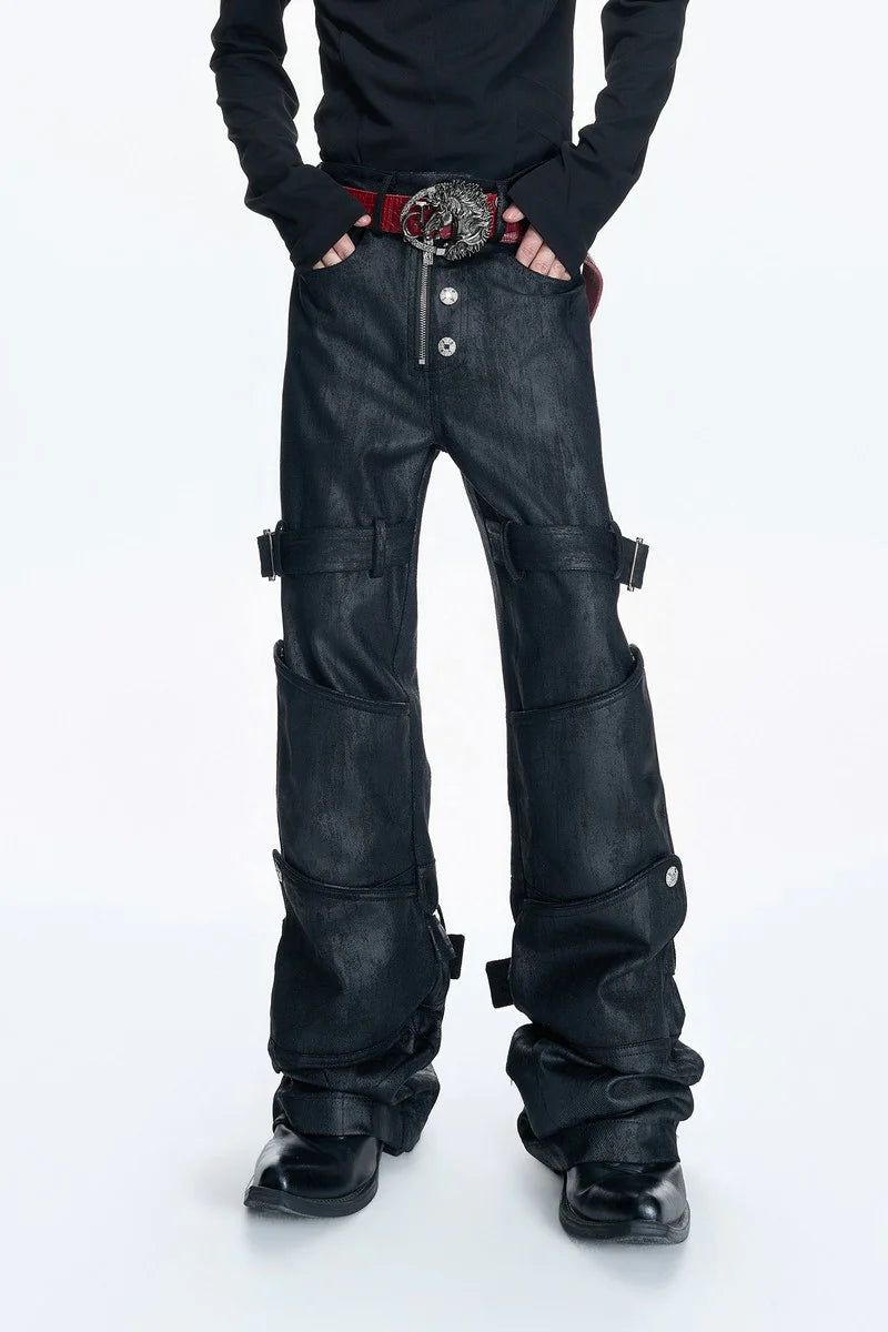 Argue Cultureの「Waxed Coated Straight Jeans(Pants)」