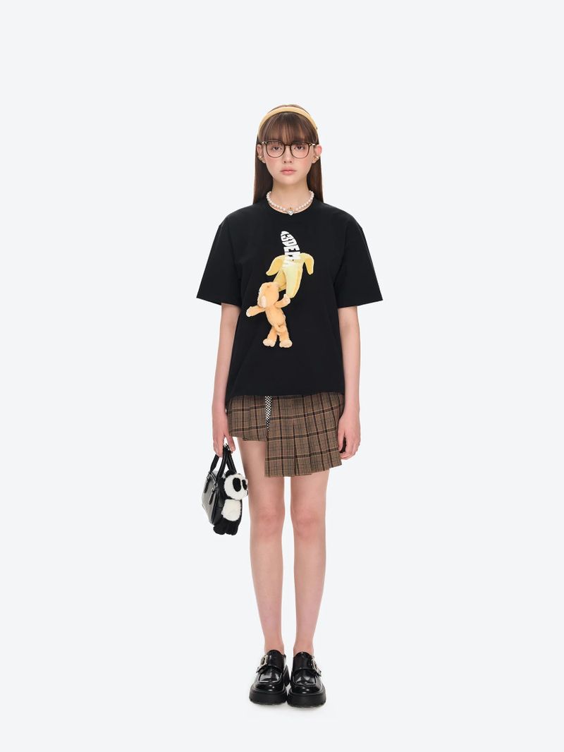 13DE MARZO(トレセ・デ・マルゾ)の「13DE MARZO Monkey Banana Bear T-Shirt(Tops)」