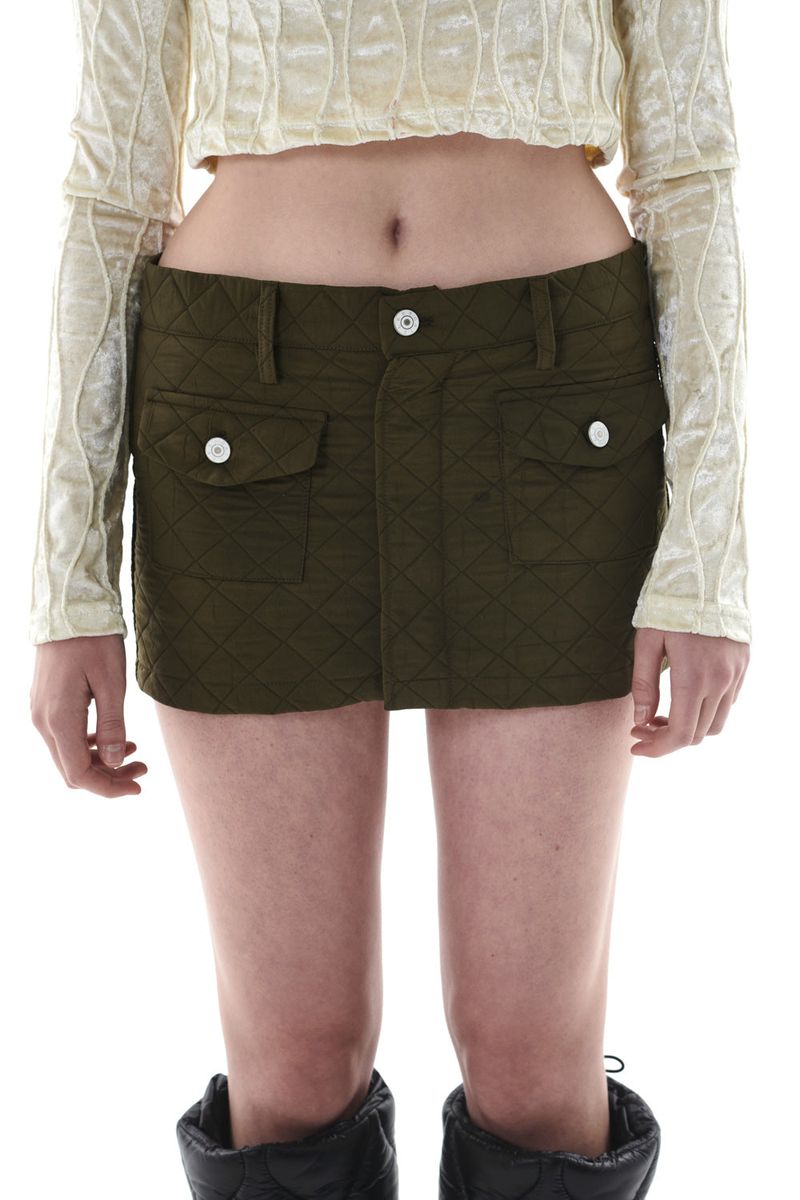 QUILTING MINI SKIRT