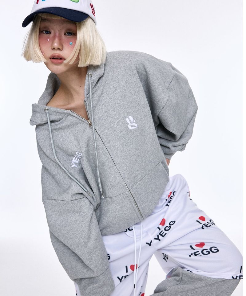 [BASIC] ウィングフーディ Gray