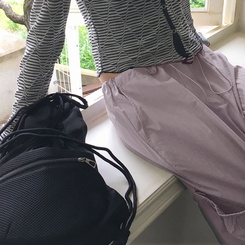 Yar Nylon Balecore Strap Mesh Pocket String Backpack