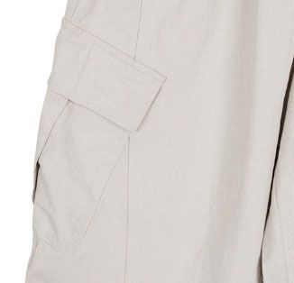 Hedy Curved Cargo Cotton Pants