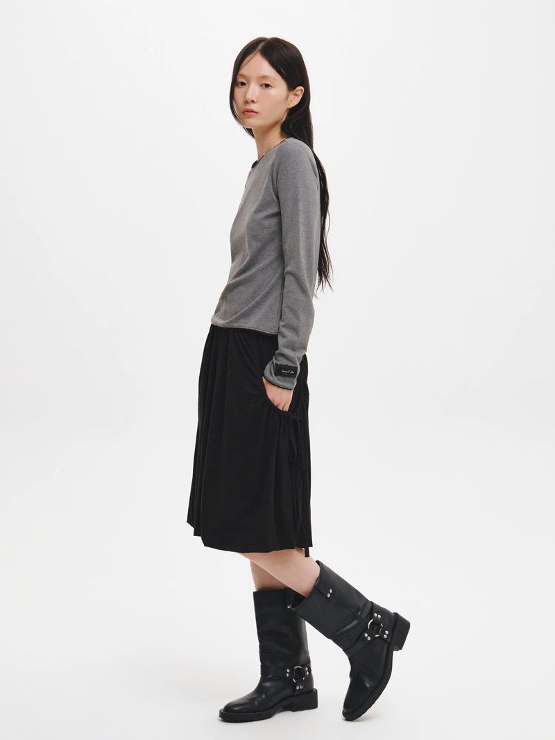 LACE ROUND NECK T-SHIRT