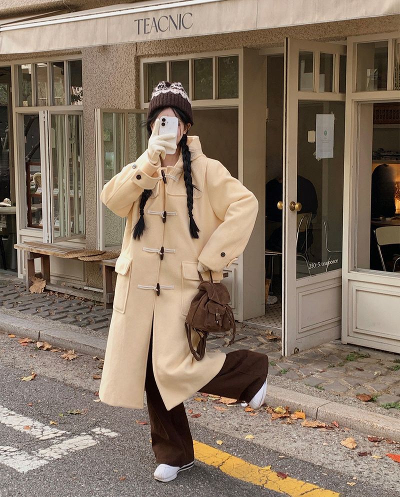 [BELLIDE MADE] Wendy's Duffle Long Coat with Toft