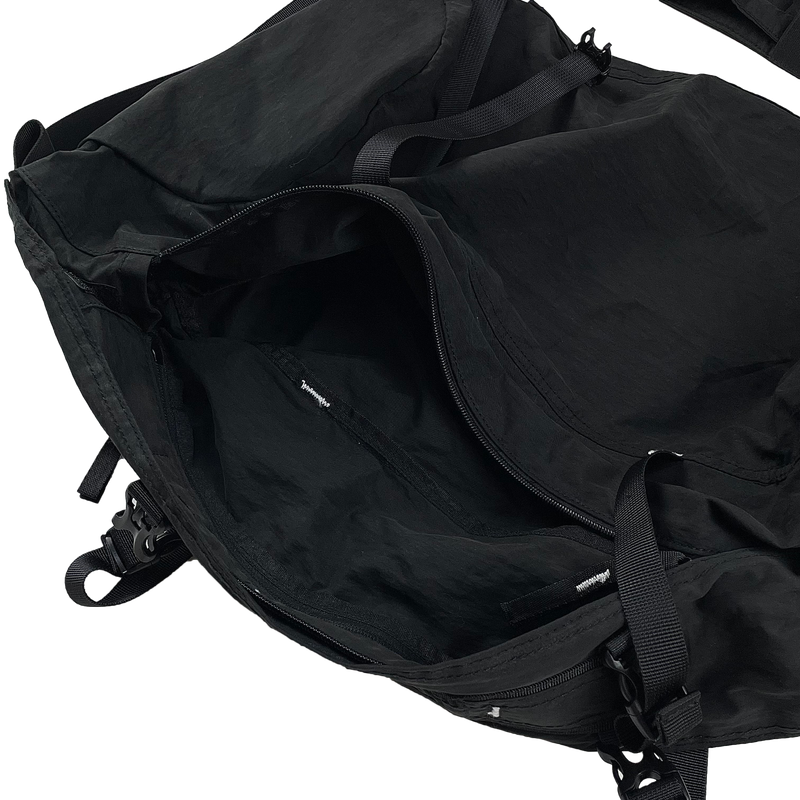 Velcro over sling-bag