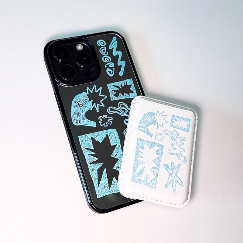 NEWTOPIA_BioDoodle Card Wallet (WH)