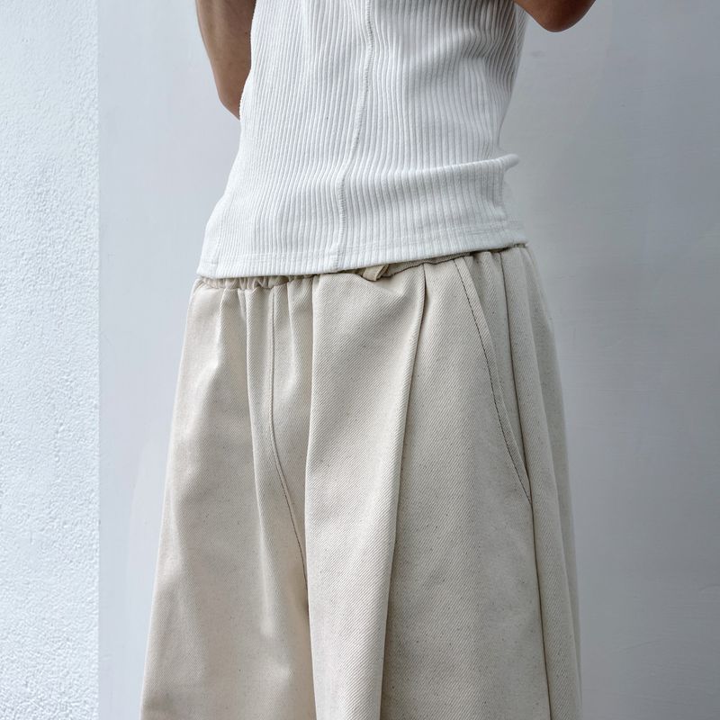Sculpted Knee Wide Pants
