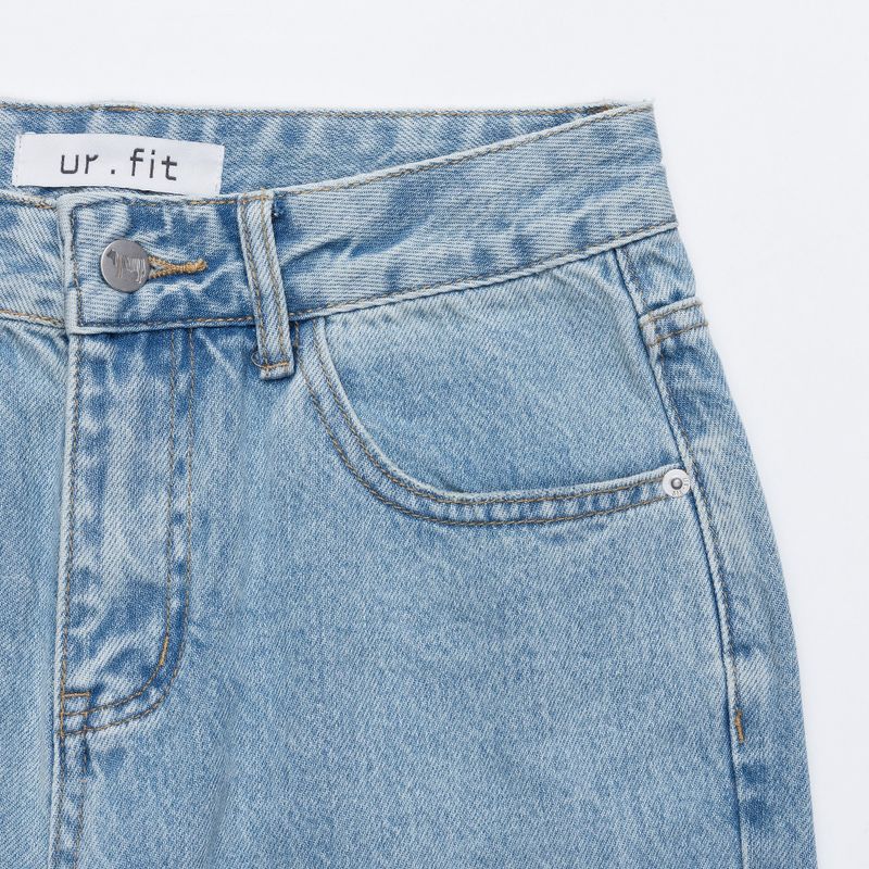 WIDE LIGHT BLUE DENIM PANTS code 21010