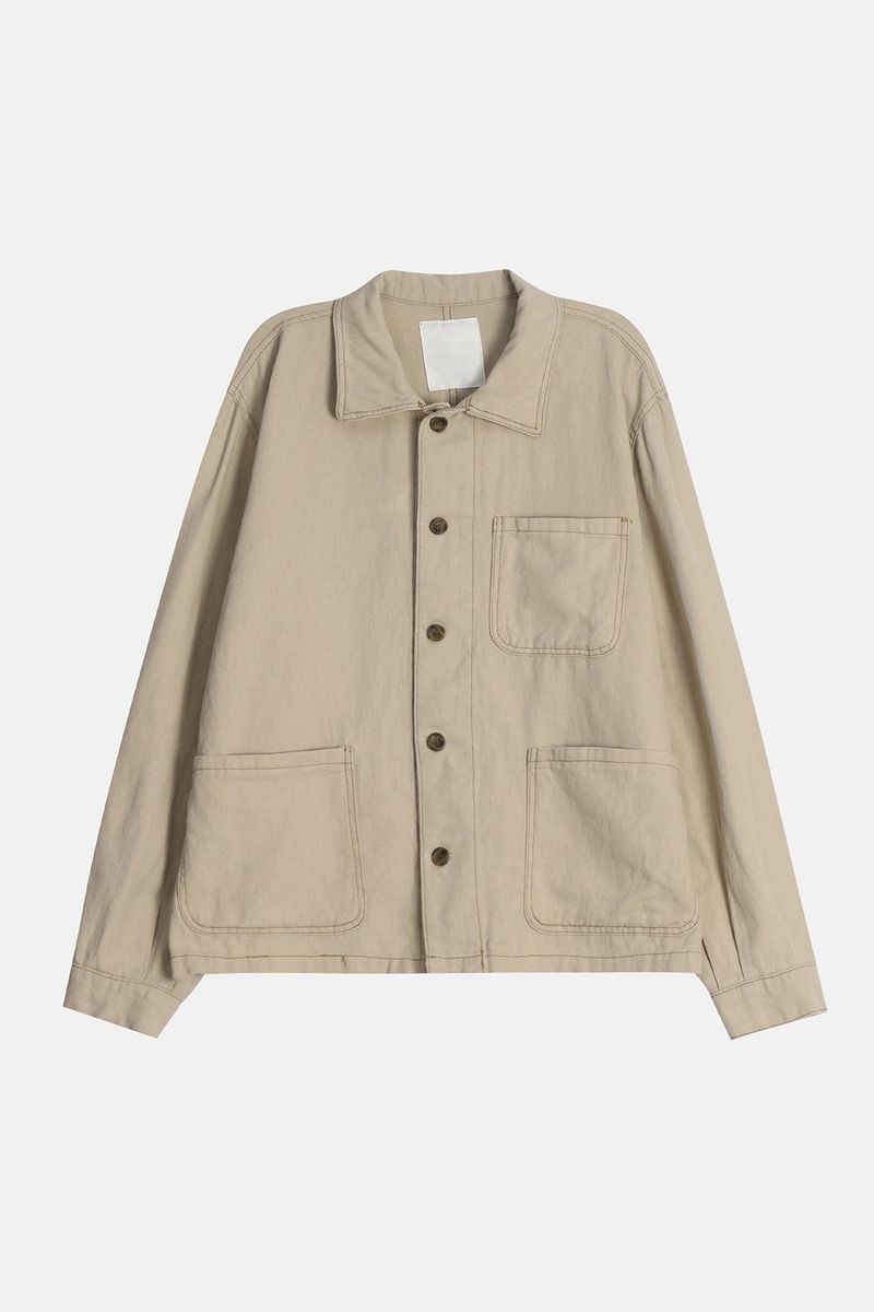 Linen french work jacket