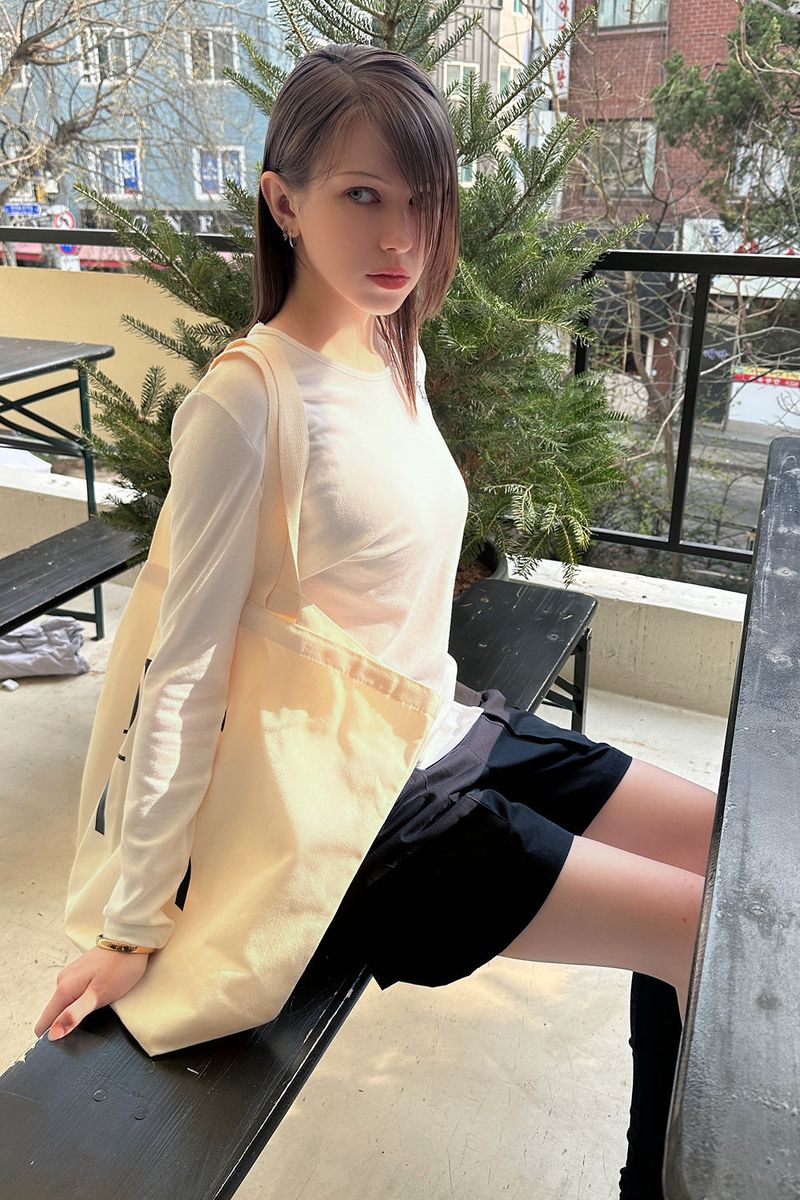 RETRO TENCEL UNBALANCED TOP_2COLORS