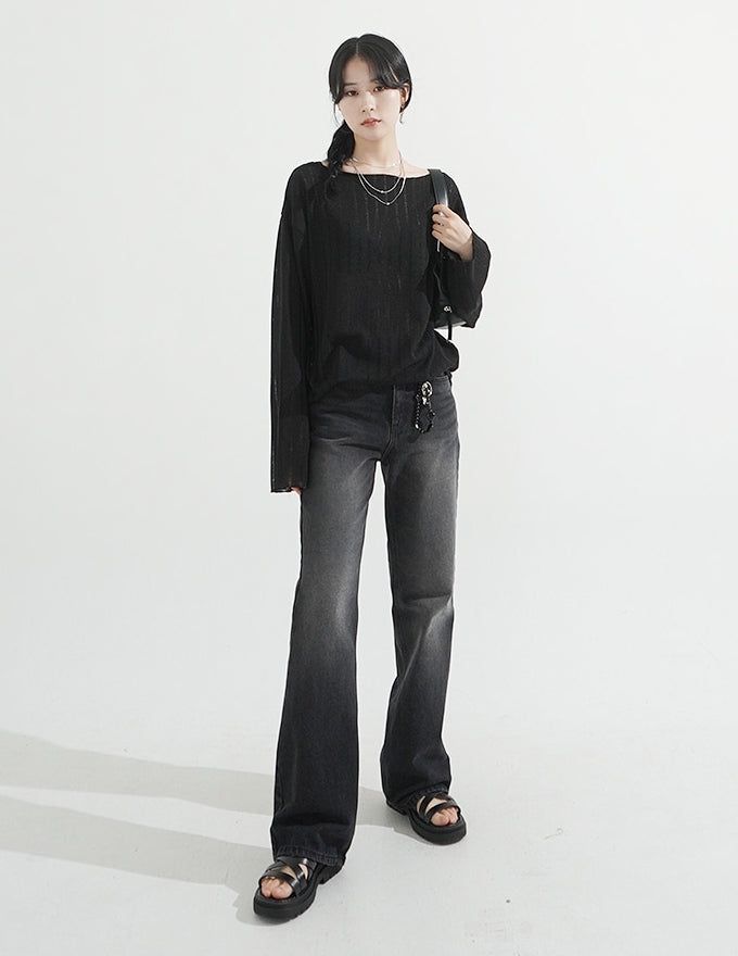 See-through Scotch Knit