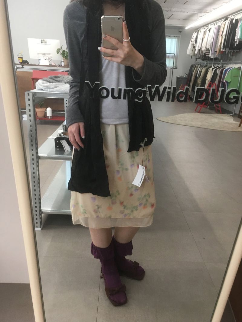 Mogu frill knee socks (9color) 