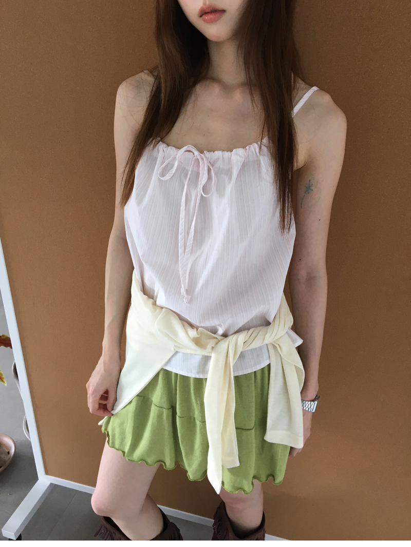Cinnamon Summer V-neck Knit (6color)
