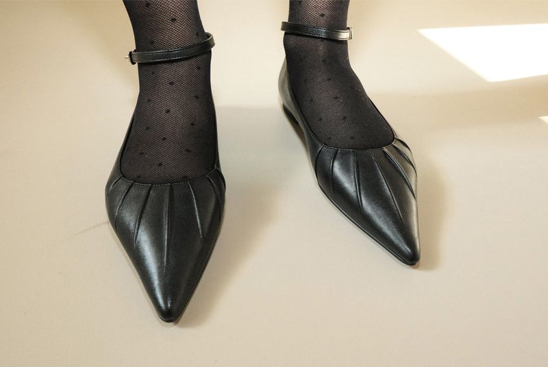 Low Shirring Stiletto