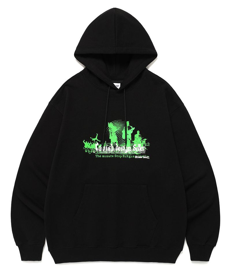 BLUES BAND HOODIE BLACK(CV2ESUM406A)