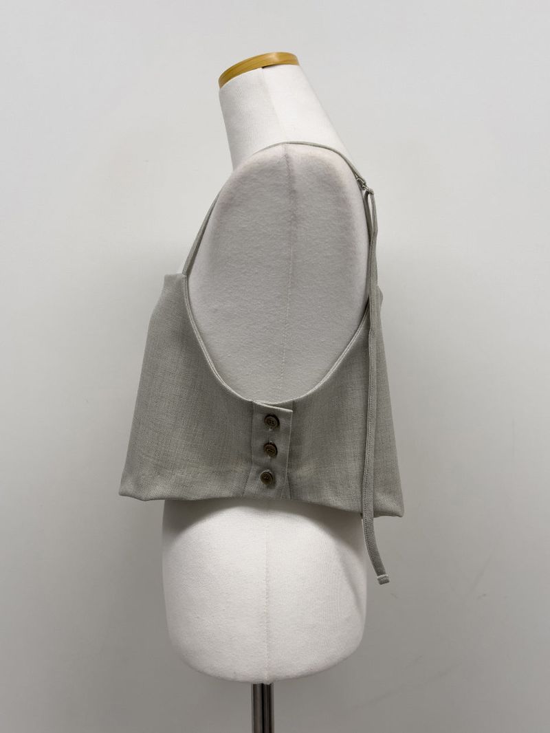 [SS] Bocashi Unbalanced Layered Bustier