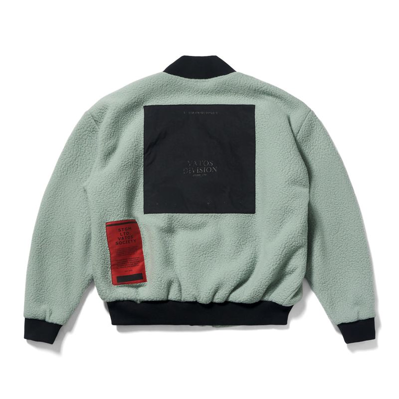 BLEND OVERSIZED FLEECE MA-1 JACKET