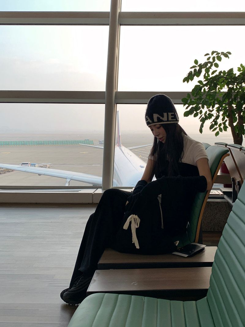 [MADE] Airport long bootcut banding pants -Basic