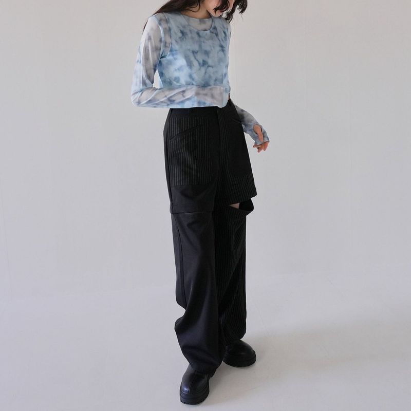 3way stripe pants