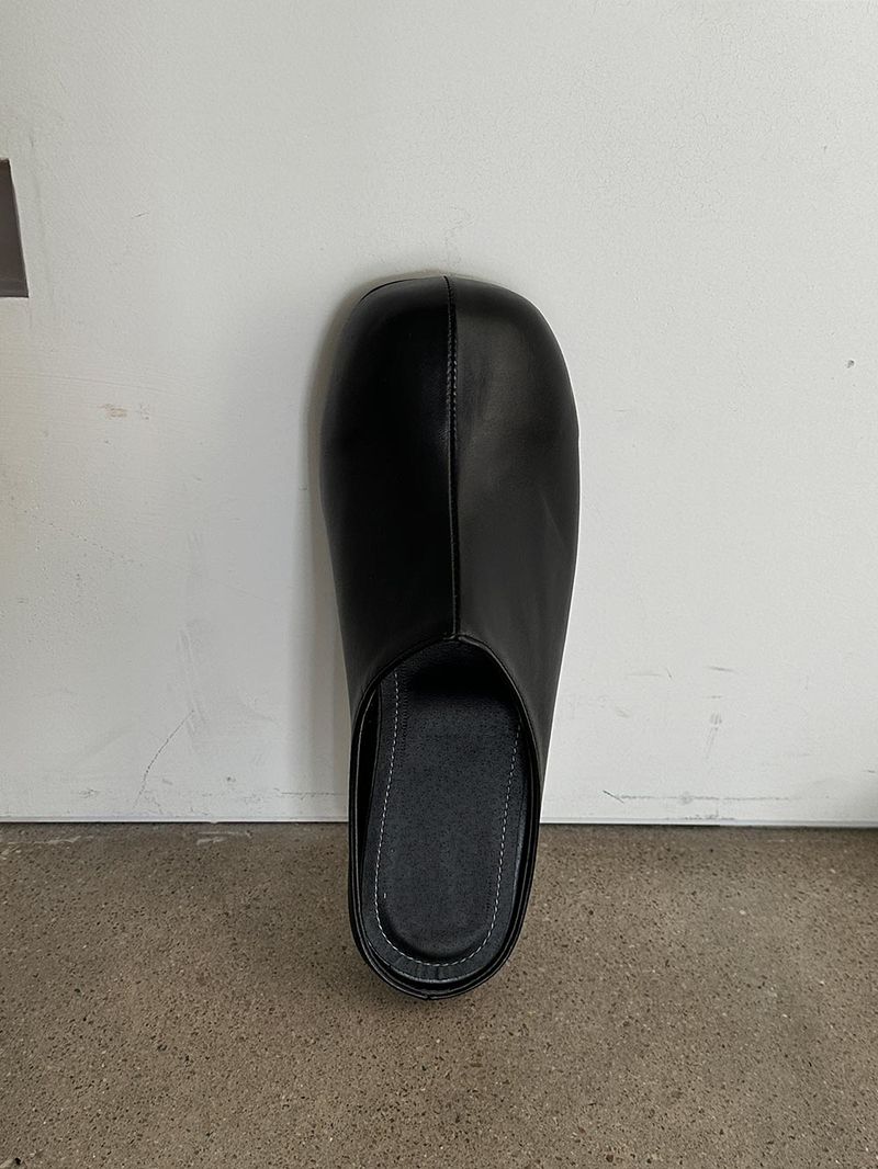 ASCLO Leather & Suede Slippers (2color)