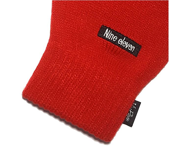 Basic knitted gloves