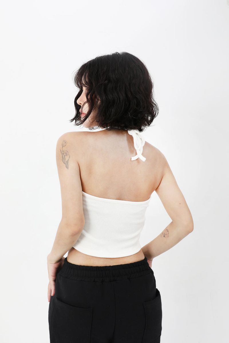 Haulter Neck Mute Cardigan SET