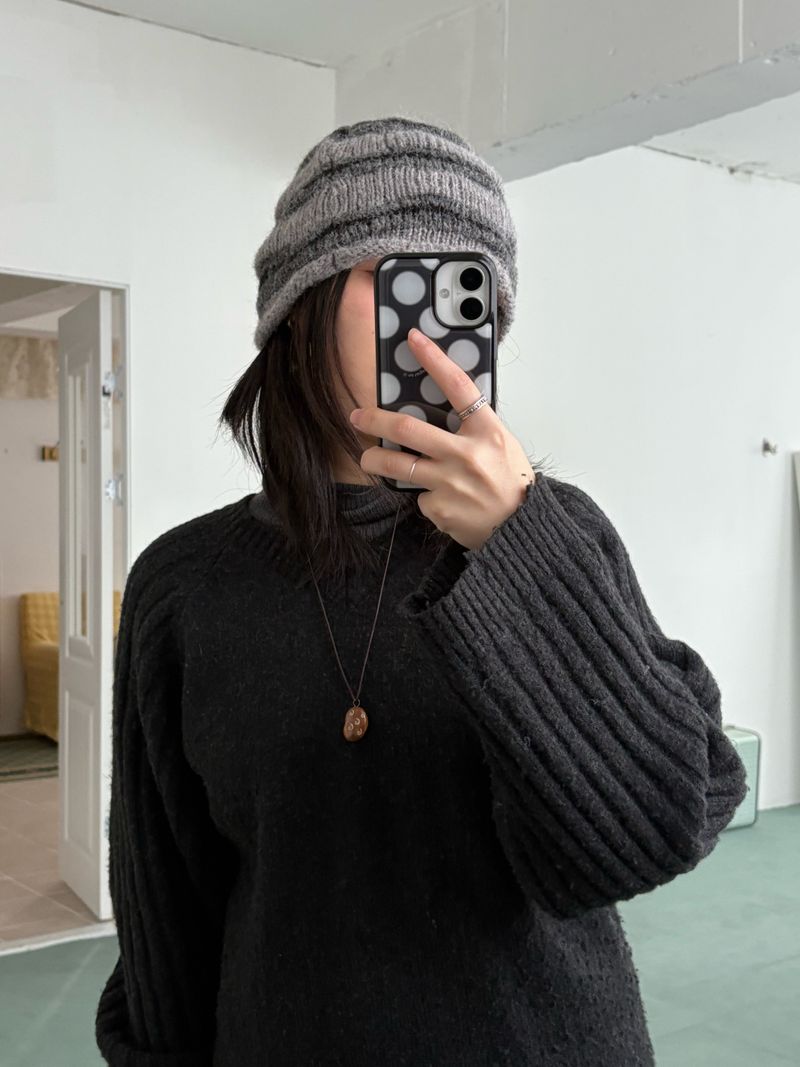 [ORDER MADE] Dot dot Case - Black