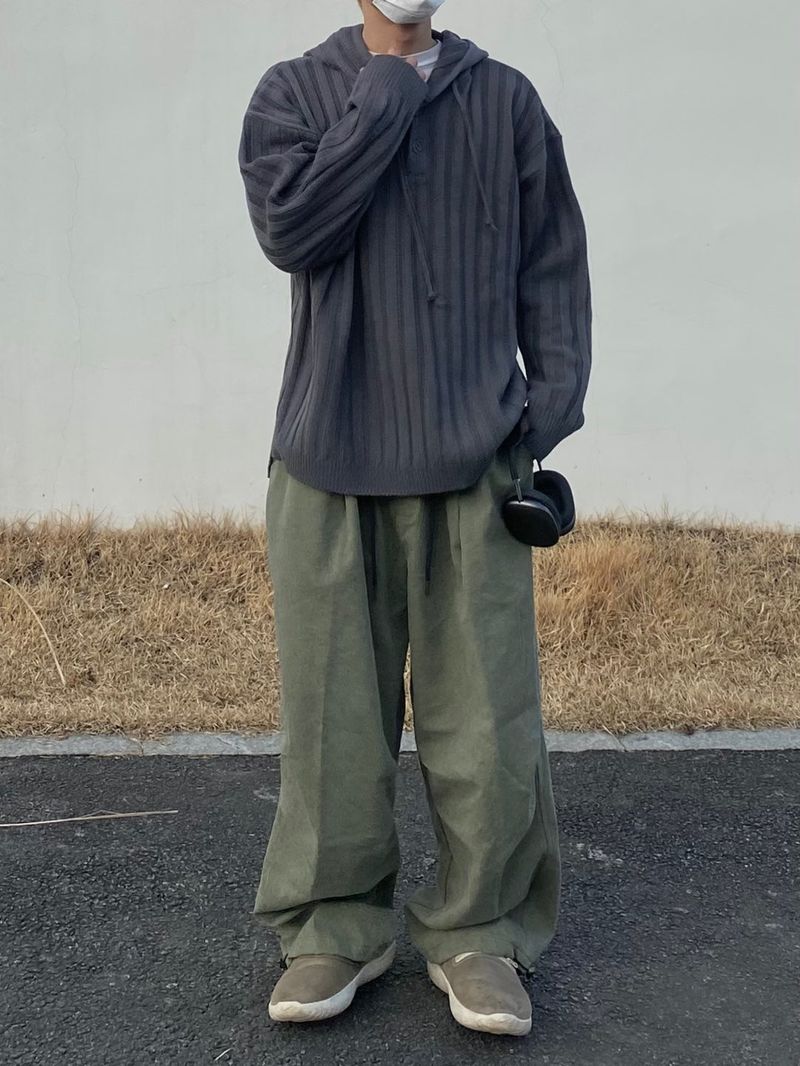 Pigment Wash Balloon Pants 3C