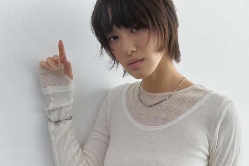 Vine cubic necklace