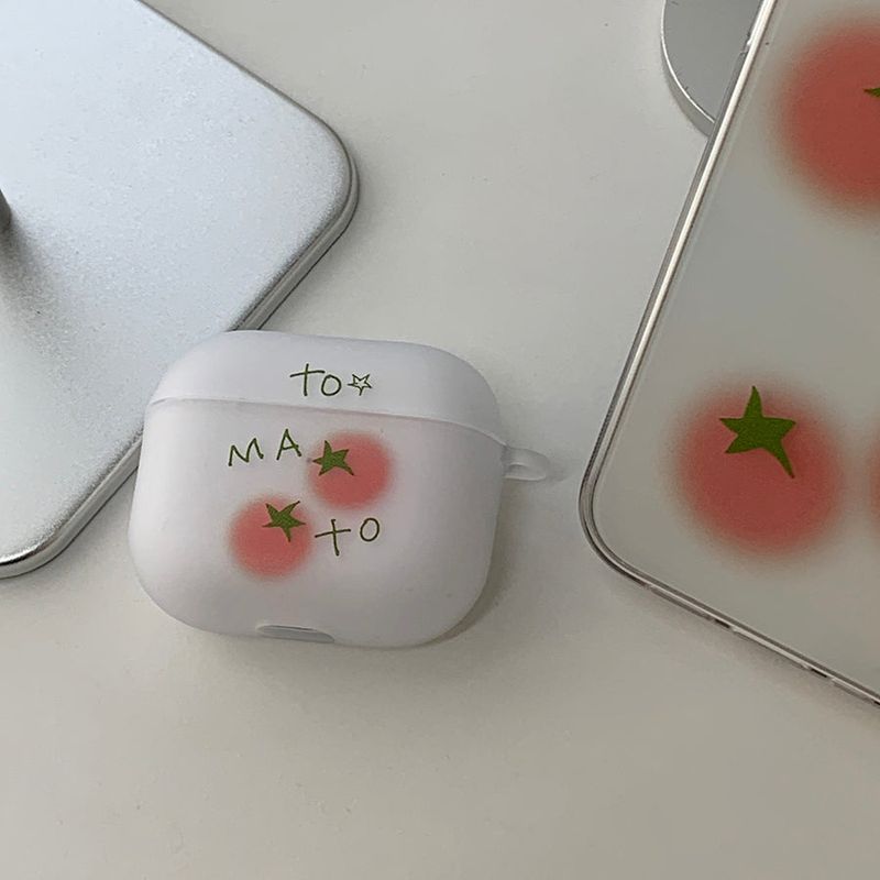 Cherry Tomato AirPods Case_matt