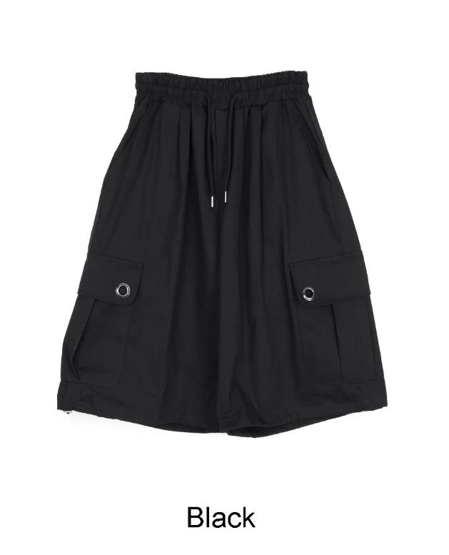 Ber Cross Eyelet Bermuda Pants