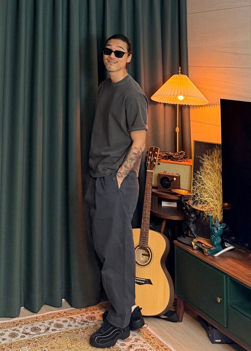 [ virstyle original ] INKKI High-density D-ring nylon pants 3COLOR