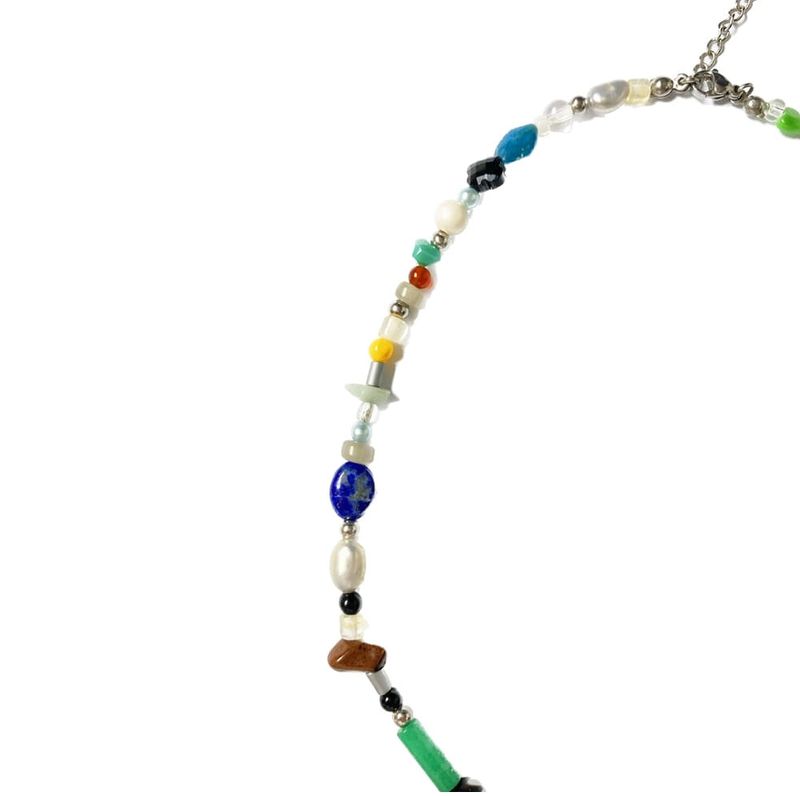 mix gemstone necklace