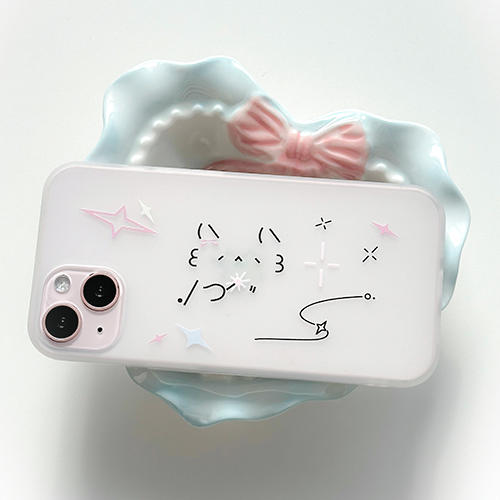 Nineteenfriday（ナインティーンフライデー）の「アスキアート 猫マットケース（スマホグッズ/小物）」