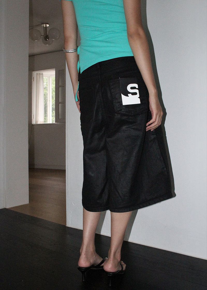 COATING BERMUDA PANTS