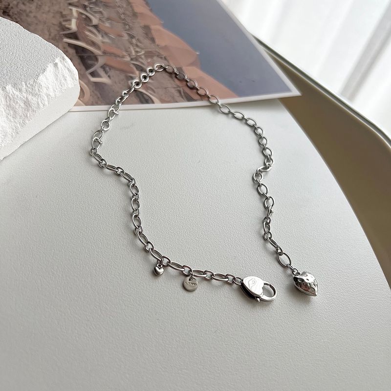hvv Heart Bold y2k Volume Heart Necklace