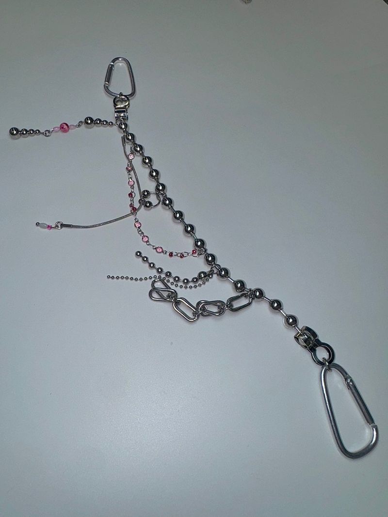 Overdose Pink bag chain