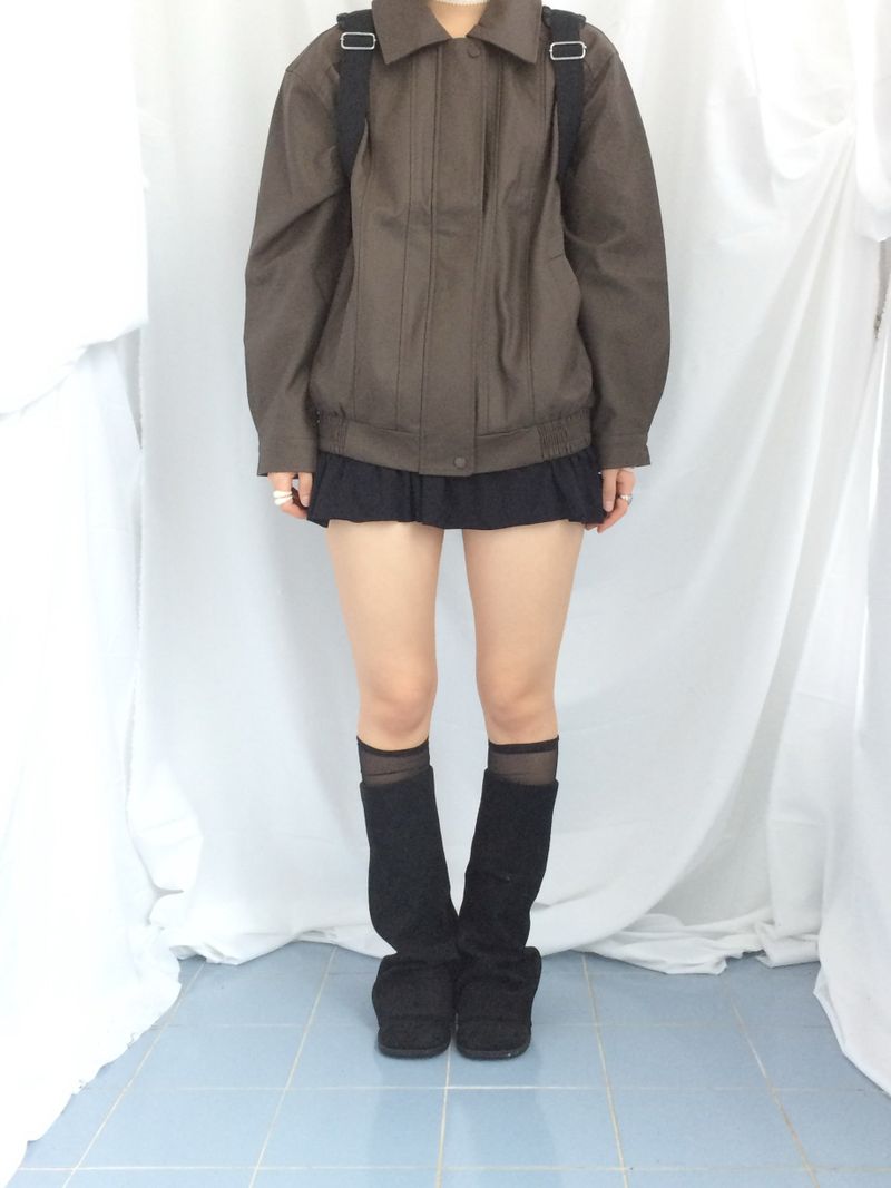 Slim Fit Ribbon Shirring Top