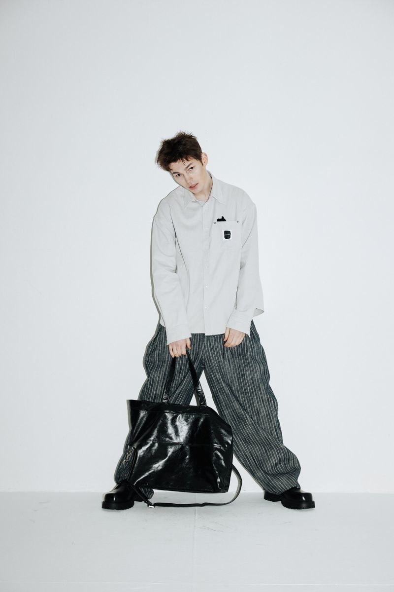Garment Washed Work Shirts (Lauren-beige)