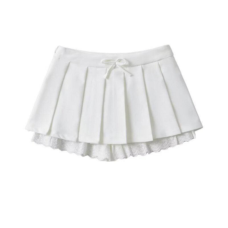 Rovia Lace Pleat Skirt
