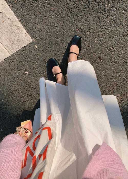 BLANG MARY JANE FLAT (BLACK)