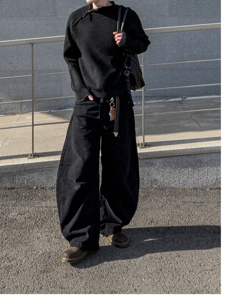 OVRUNE Panel Curved Cotton Pants