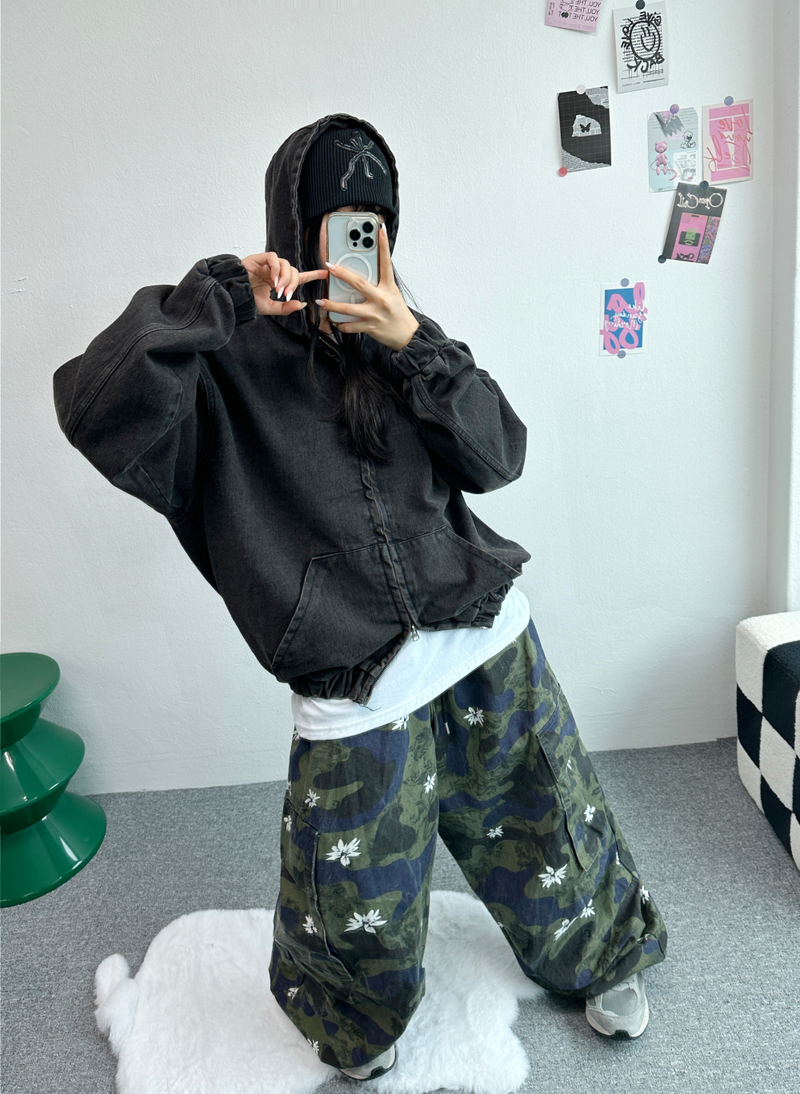FLOWER PATTERN CAMOUFLAGE🤍💚