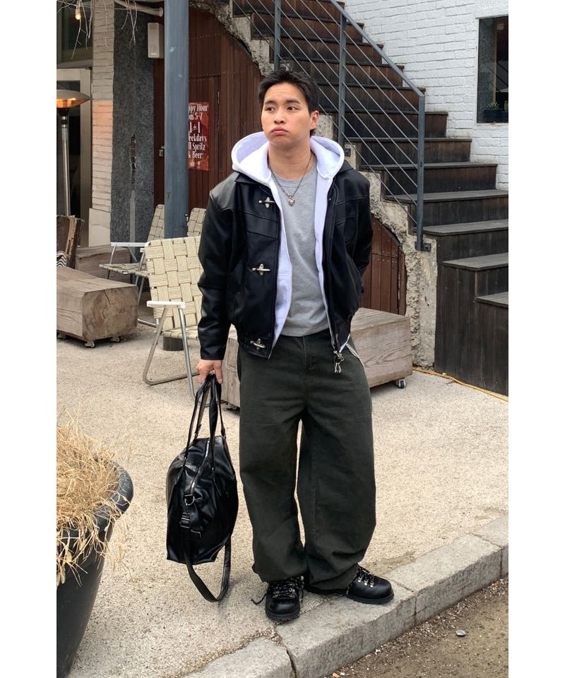 Rivet Pocket Hood Zip-Up