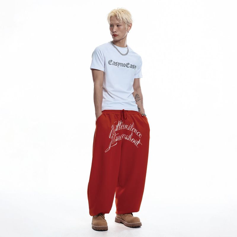Lettering Logo Compression Short Sleeve - WHITE